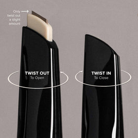 Anastasia Beverly Hills hair-like strokes on skin illustrating natural-looking definition