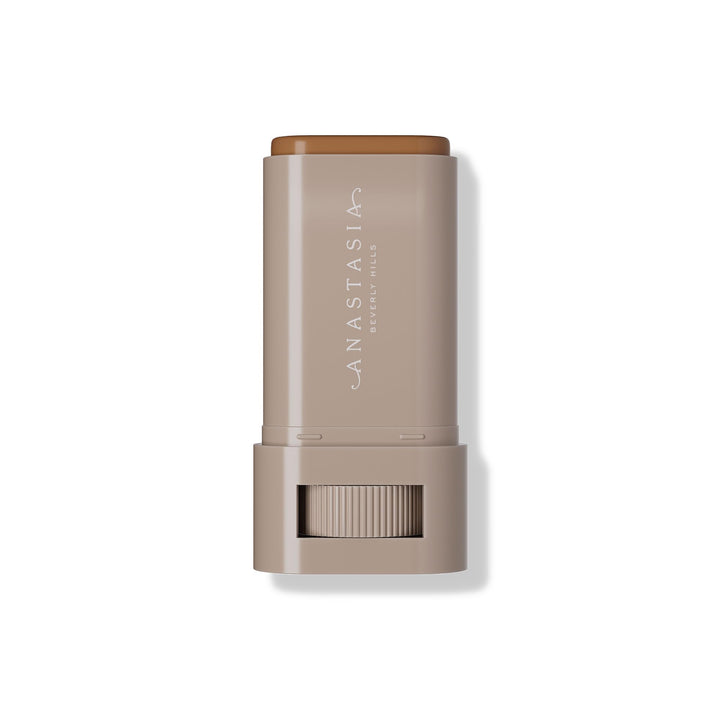 Anastasia Beverly Hills front packaging of the Beauty Balm stick showing shade and compact benefit