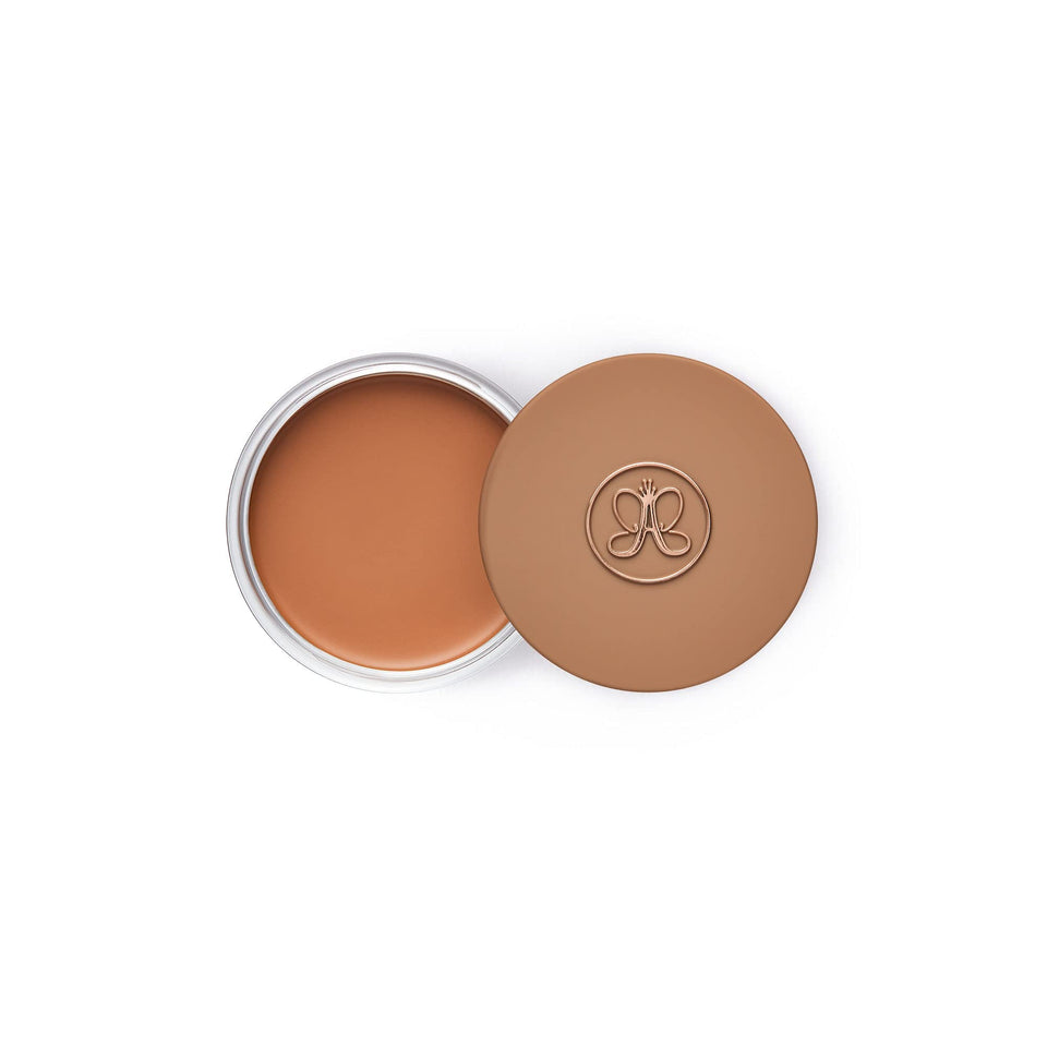 Anastasia Beverly Hills front packaging showing Golden Tan bronzer and shade benefit