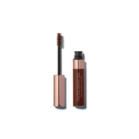 Anastasia Beverly Hills front packaging showing auburn tinted brow gel benefit of clear product identity