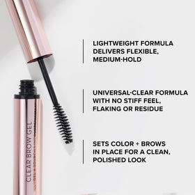 anastasia beverly hills before and after brows showing fuller, groomed appearance