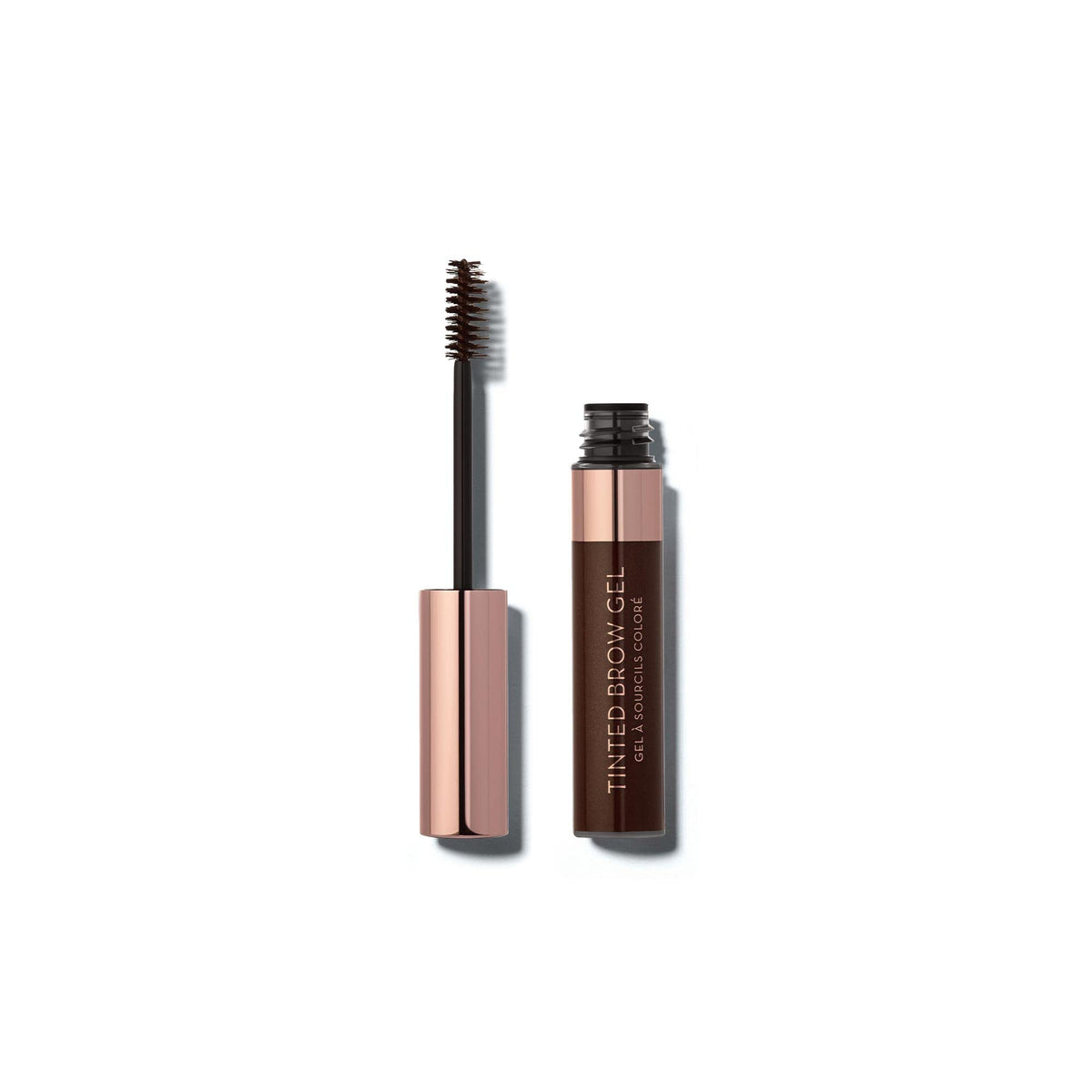 Anastasia Beverly Hills front packaging showing Espresso brow gel and benefit of long-wear