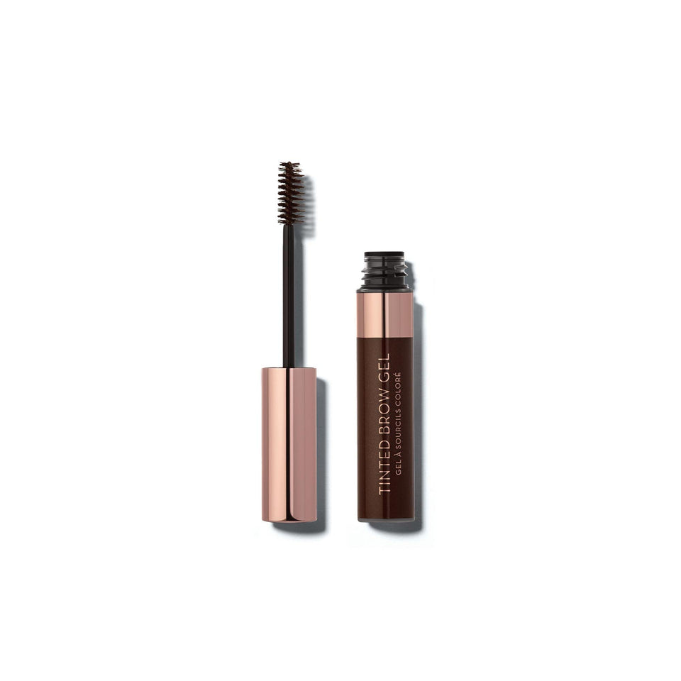 Anastasia Beverly Hills front packaging showing Espresso brow gel and benefit of long-wear