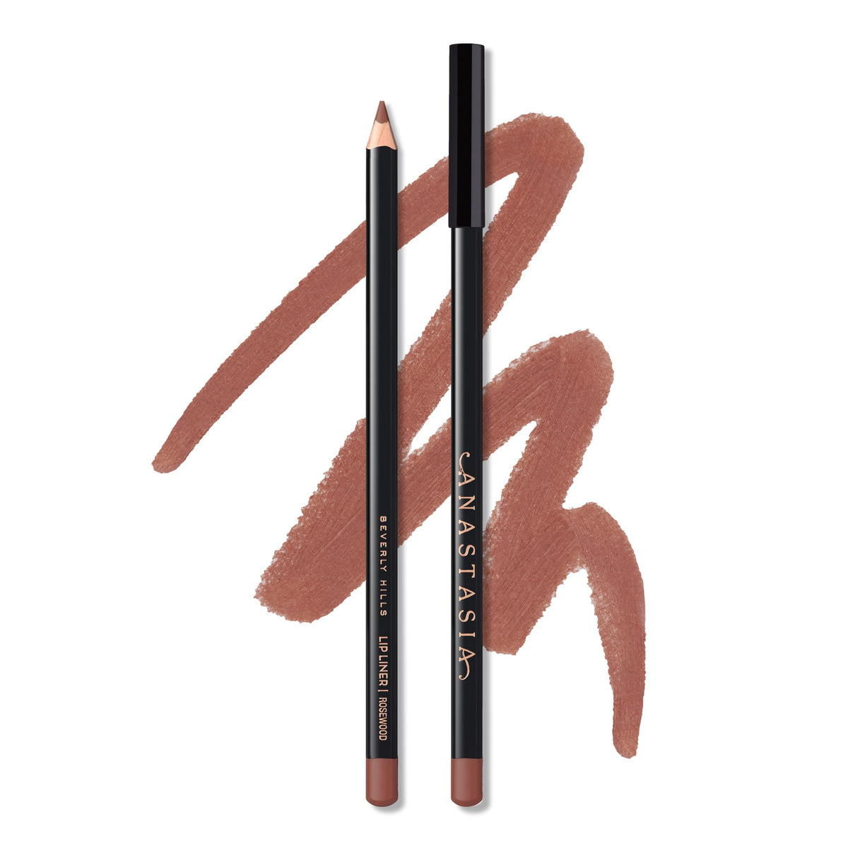 Anastasia Beverly Hills lip liner front packaging showing shade and brand benefit