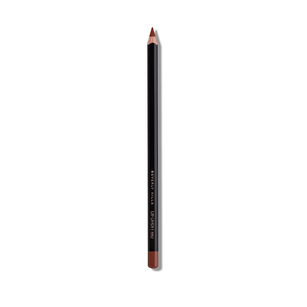 Anastasia Beverly Hills lip liner Malt front packaging showing pencil and cap, clear branding and shade.