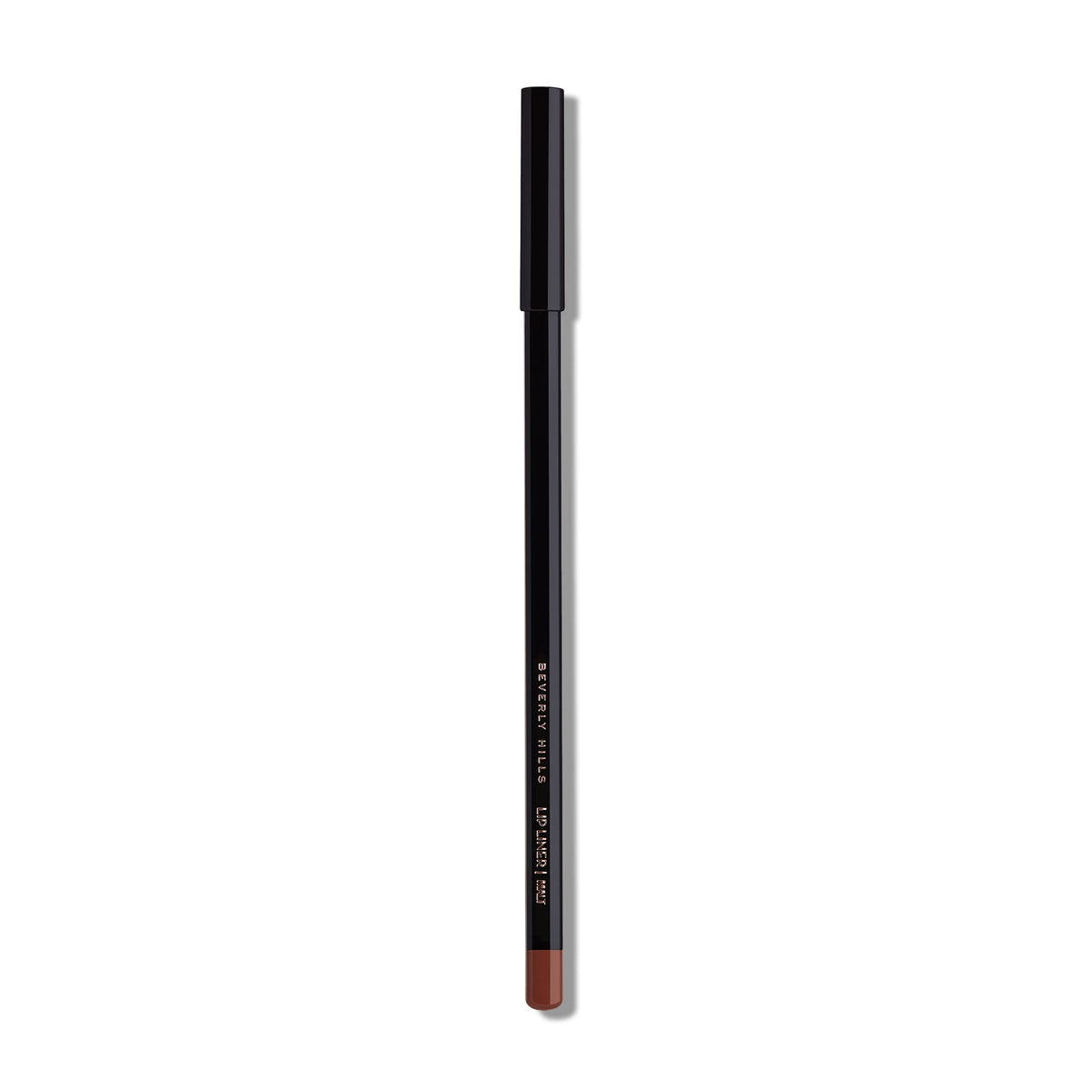 Anastasia Beverly Hills lip liner Malt sharpened tip close-up highlighting precision and easy application.