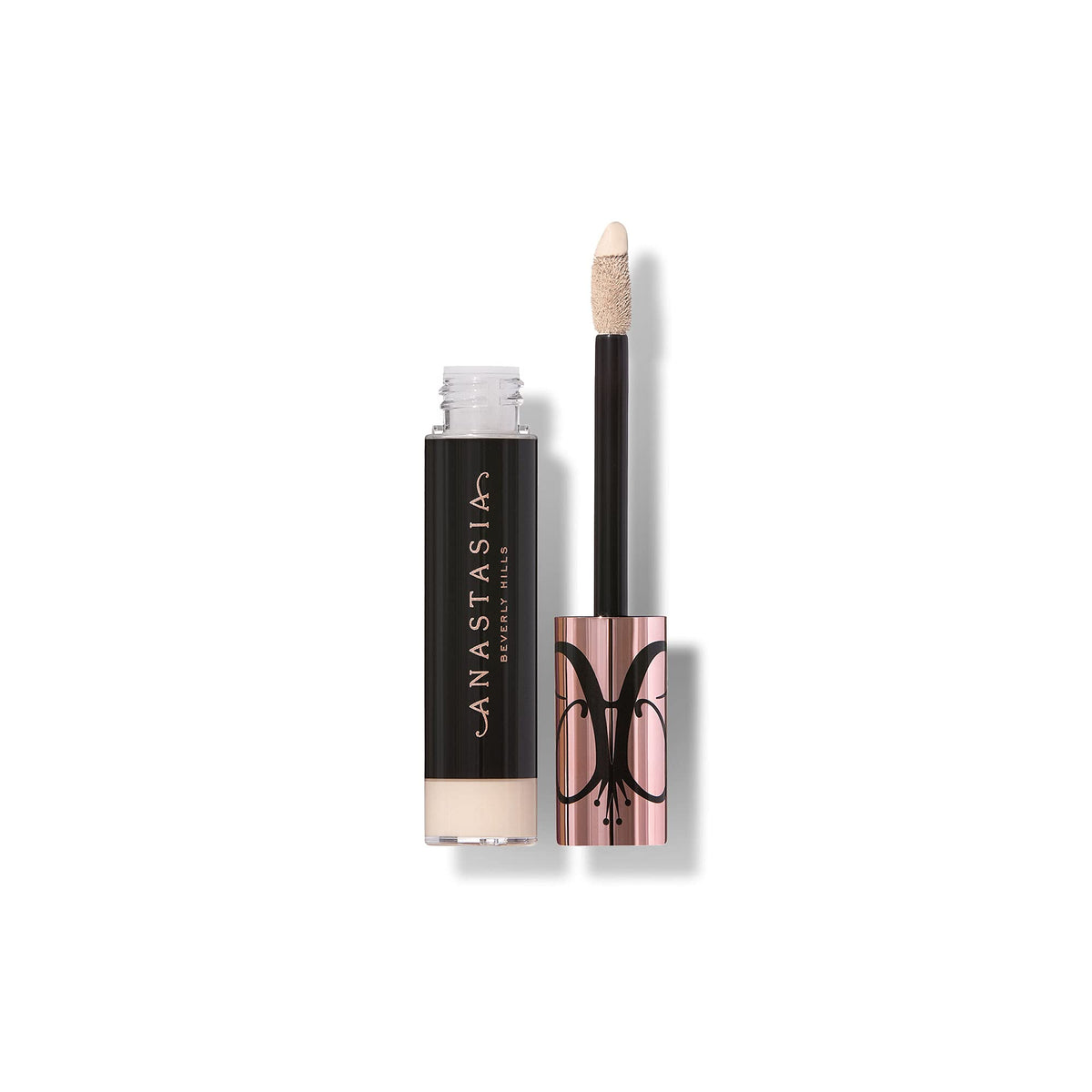 Anastasia Beverly Hills concealer front packaging shows sleek tube and shade label for easy selection