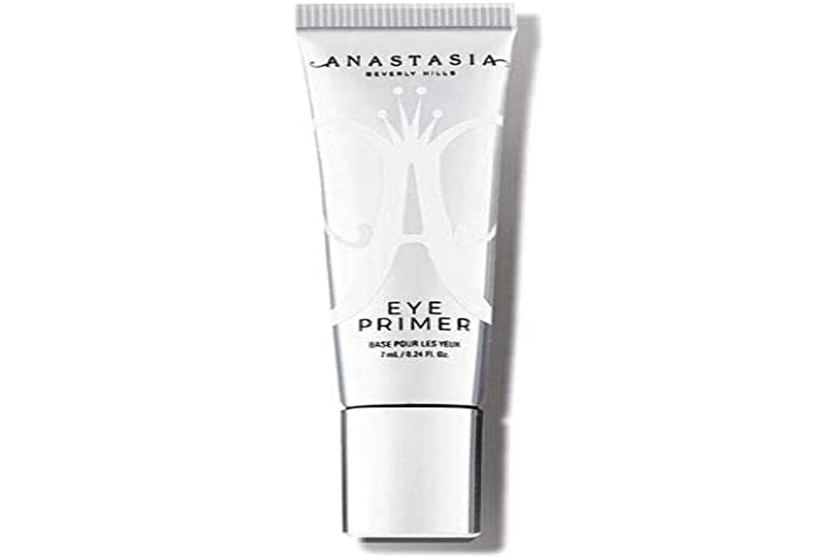 Anastasia Beverly Hills mini eye primer front packaging showing compact applicator and travel benefit