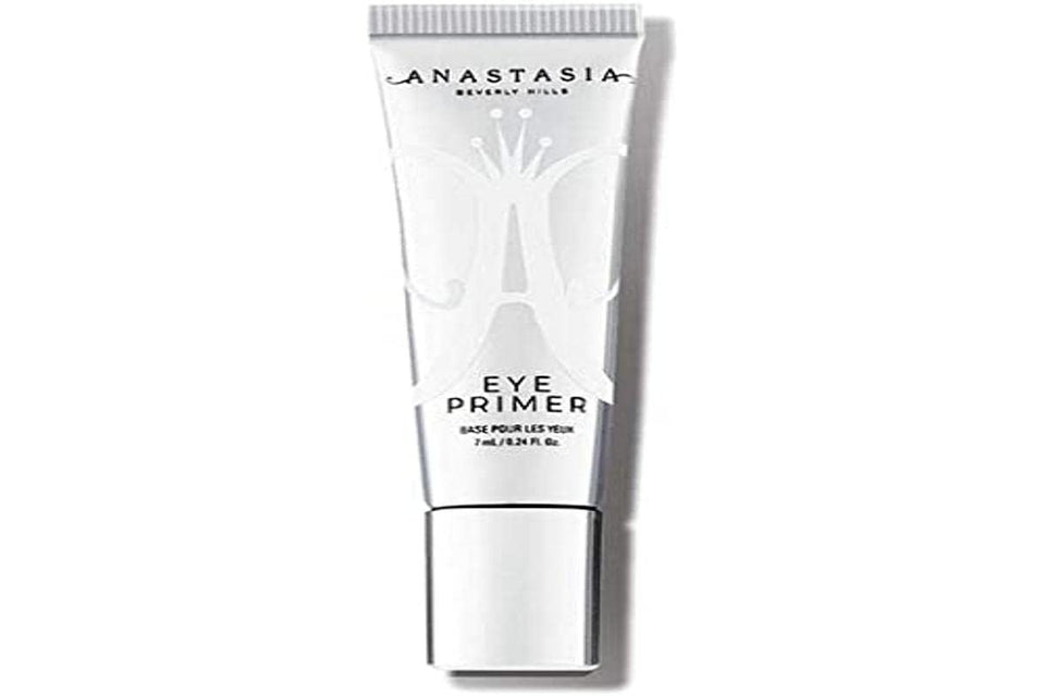 Anastasia Beverly Hills mini eye primer front packaging showing compact applicator and travel benefit