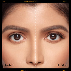 Anastasia Beverly Hills on model profile displaying lifted, fanned lashes