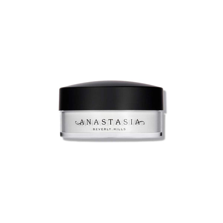 Anastasia Beverly Hills front jar view showing compact travel-ready packaging and convenience