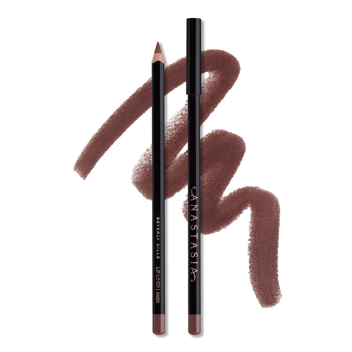 Anastasia Beverly Hills Raisin lip liner front packaging showing pencil tip and label for precision