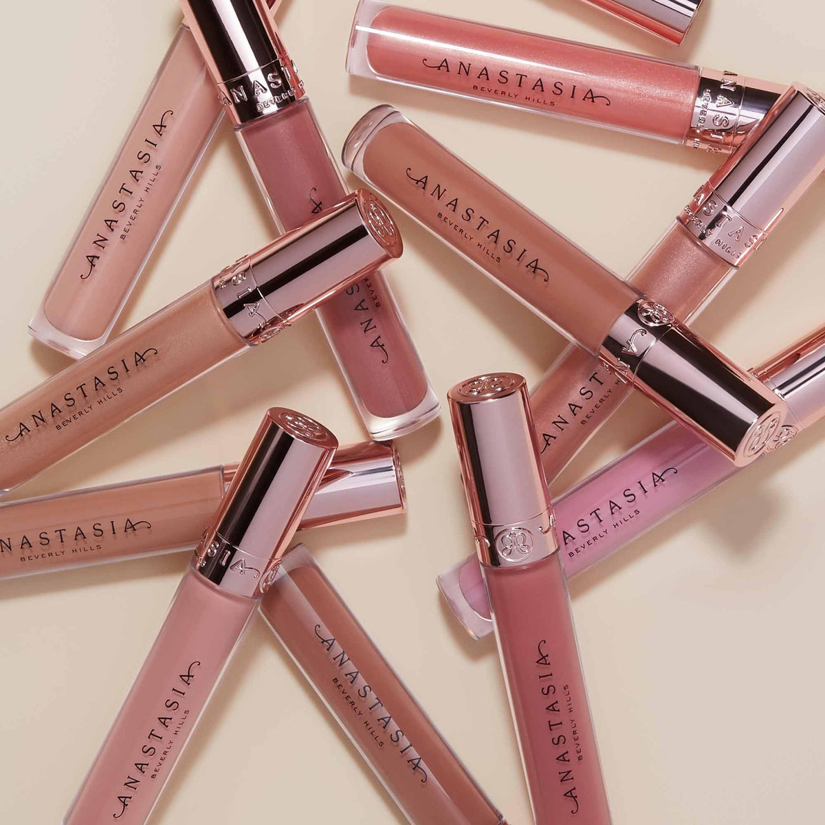 Anastasia Beverly Hills on model demonstrating fuller-looking lips