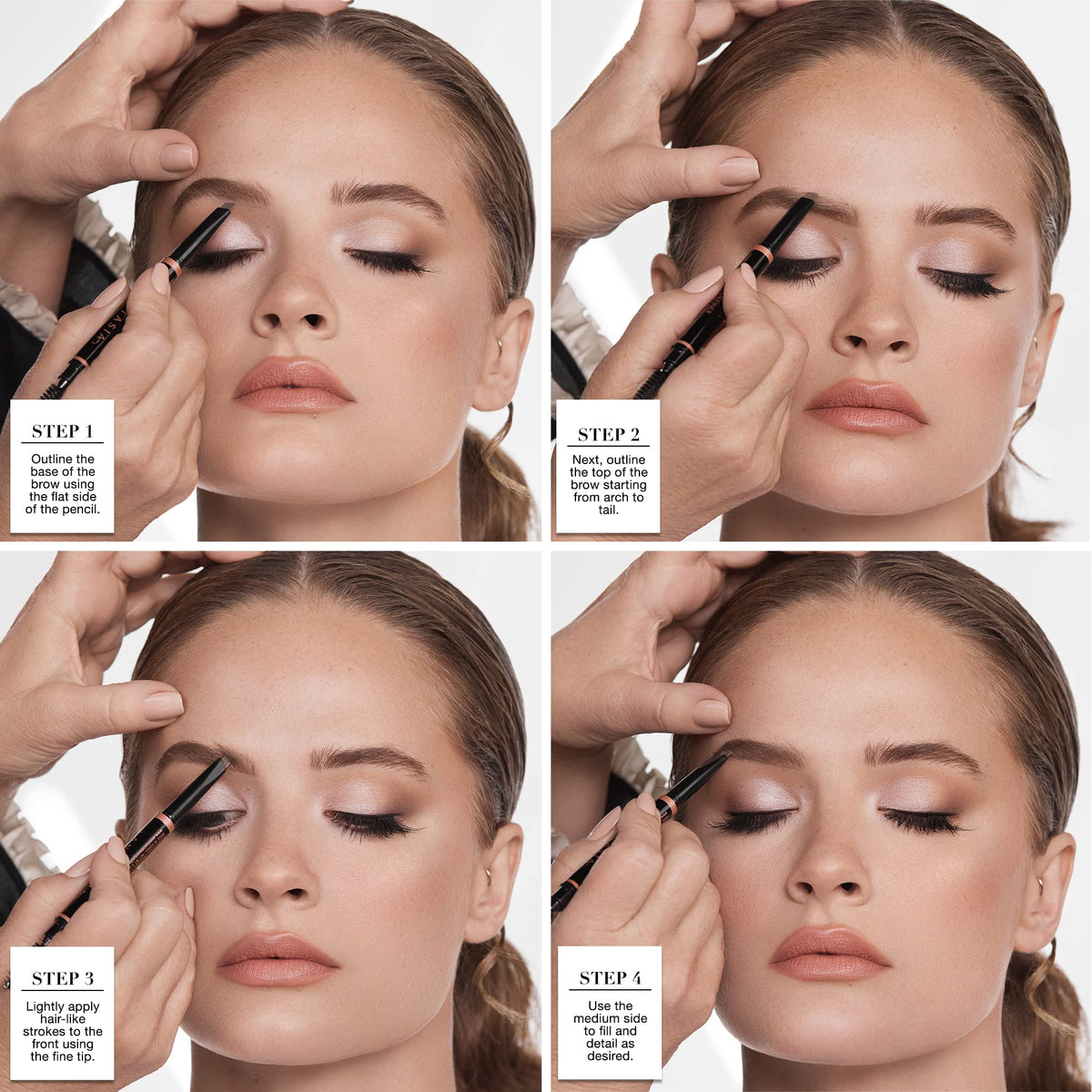 Anastasia Beverly Hills spoolie detail demonstrating soft brush for seamless blending and natural finish