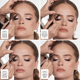 Anastasia Beverly Hills spoolie detail blending pigment for natural finish