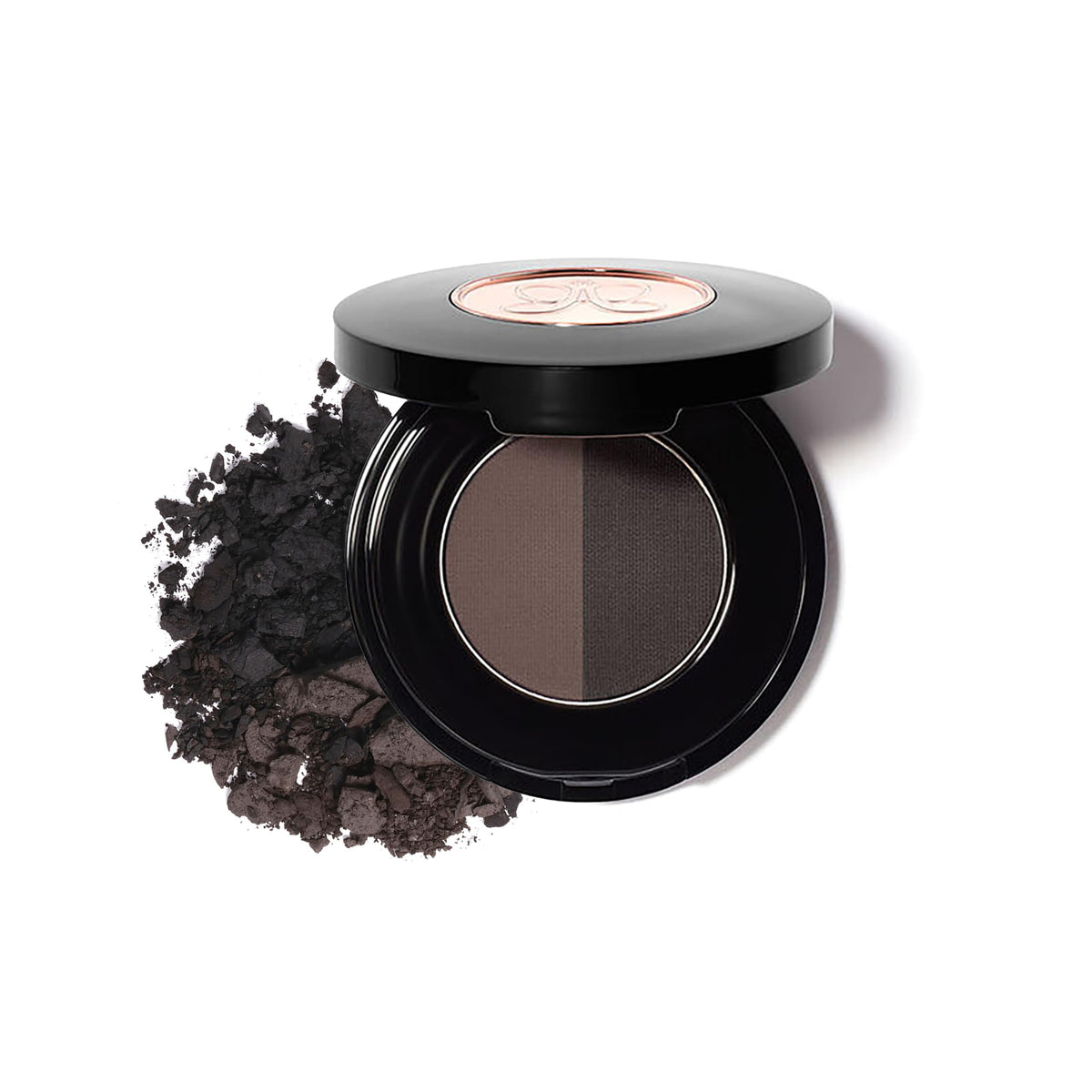 Anastasia Beverly Hills compact front view showing sleek case and shade name