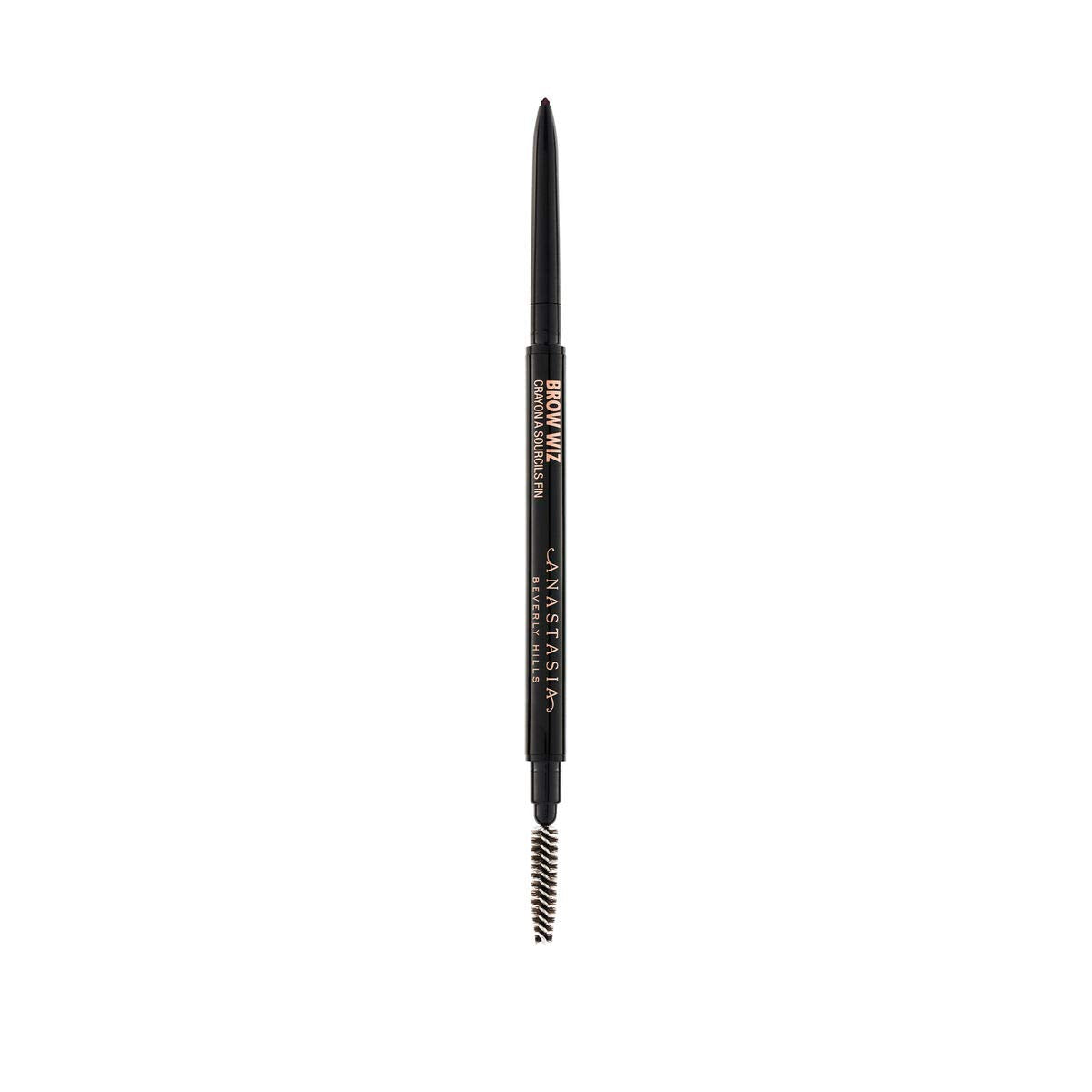 Anastasia Beverly Hills Brow Wiz front packaging showing shade and slim pencil benefit
