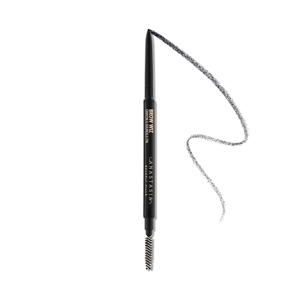 Anastasia Beverly Hills Brow Wiz front packaging showing compact pencil and color