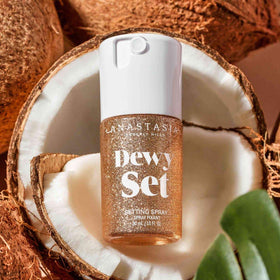 Anastasia Beverly Hills mist close-up demonstrating fine spray for even finish