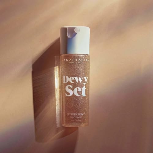 Anastasia Beverly Hills spray on skin texture showing hydrated finish and seamless powder blending benefit