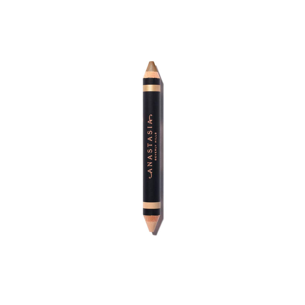 Anastasia Beverly Hills front view of dual-ended pencil showing both caps and color