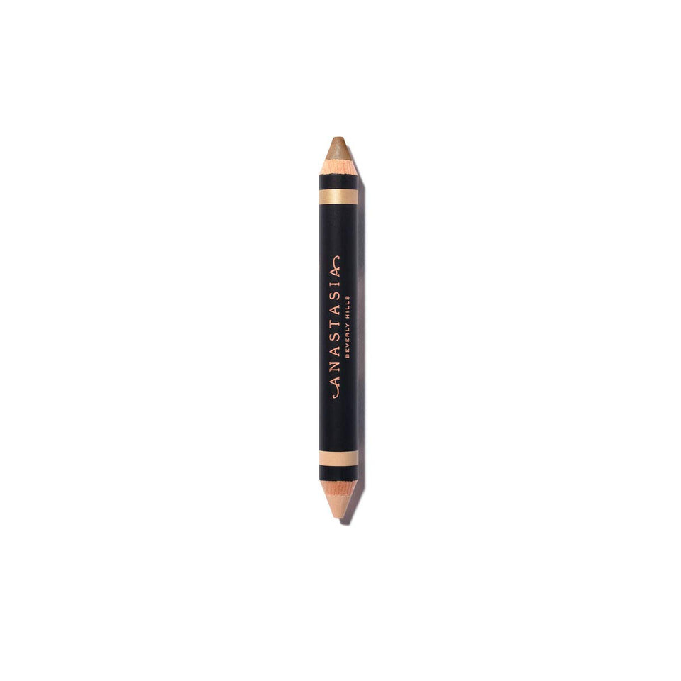 Anastasia Beverly Hills front view of dual-ended pencil showing both caps and color