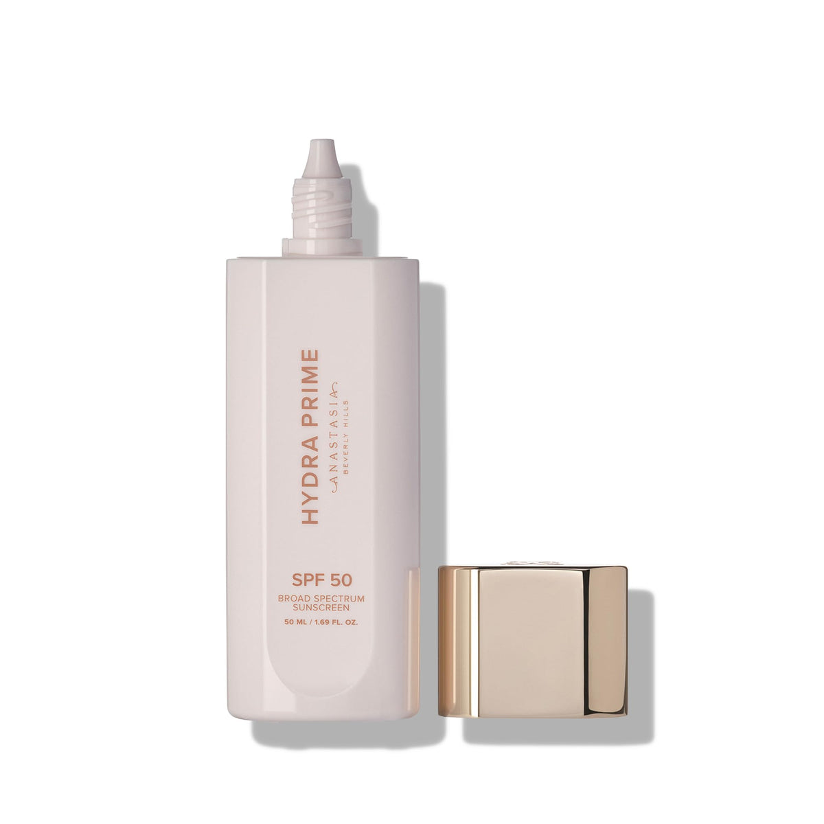Anastasia Beverly Hills primer pump dispensing lightweight liquid for easy use