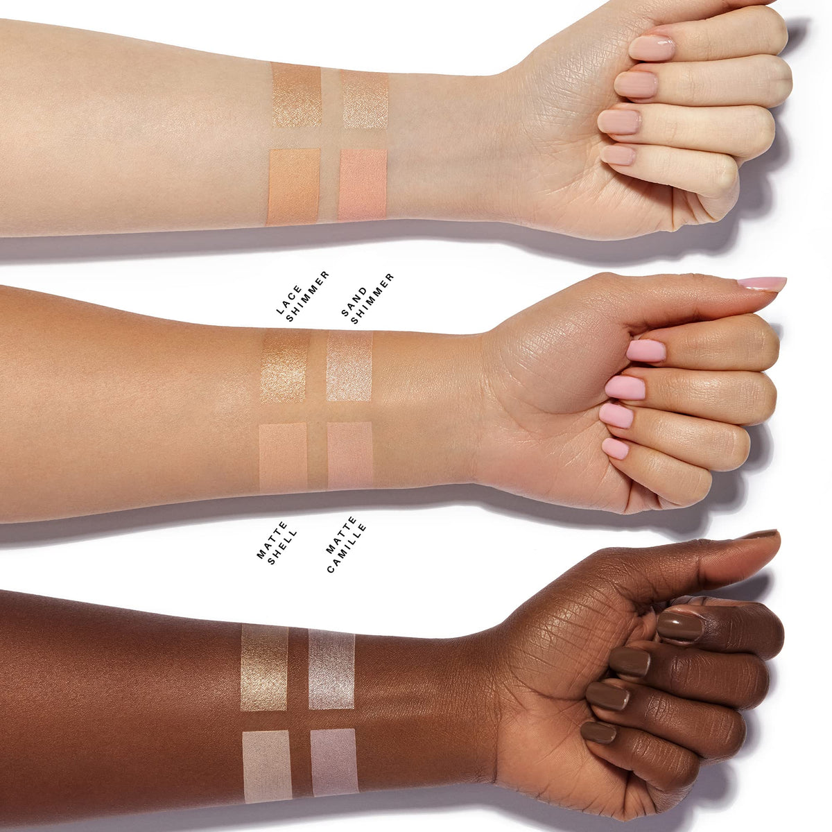 Anastasia Beverly Hills highlight applied to inner eye corner for brighter look