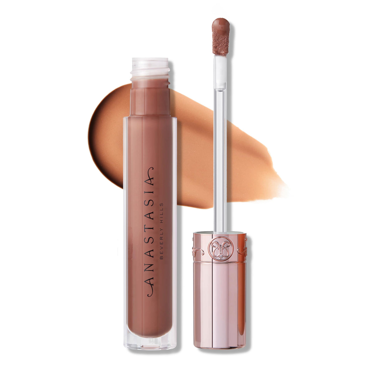 Anastasia Beverly Hills front packaging showing Latte gloss and brand appeal
