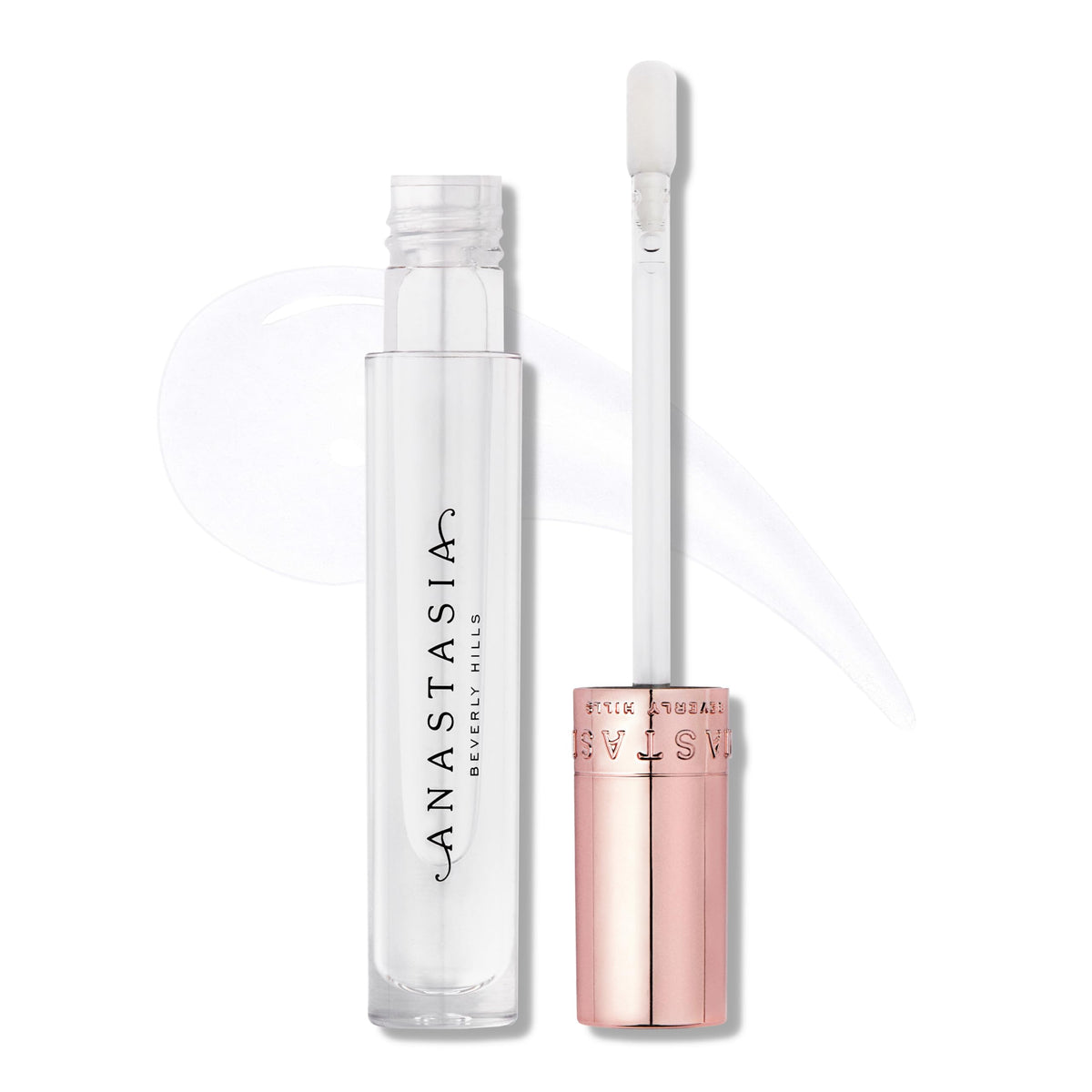Anastasia Beverly Hills front packaging showing crystal gloss and mirror-like shine