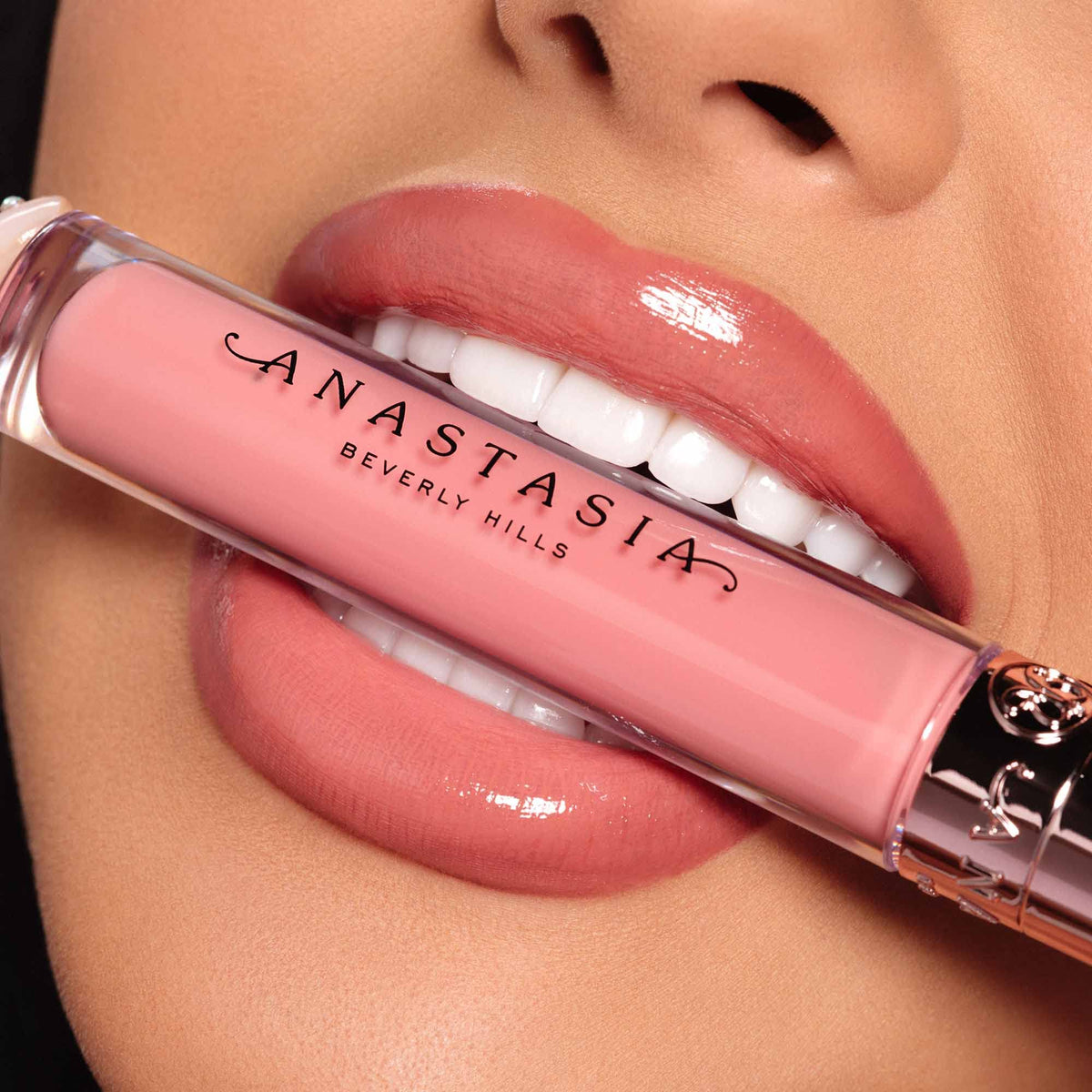 Anastasia Beverly Hills label and cap detail highlighting scent and finish