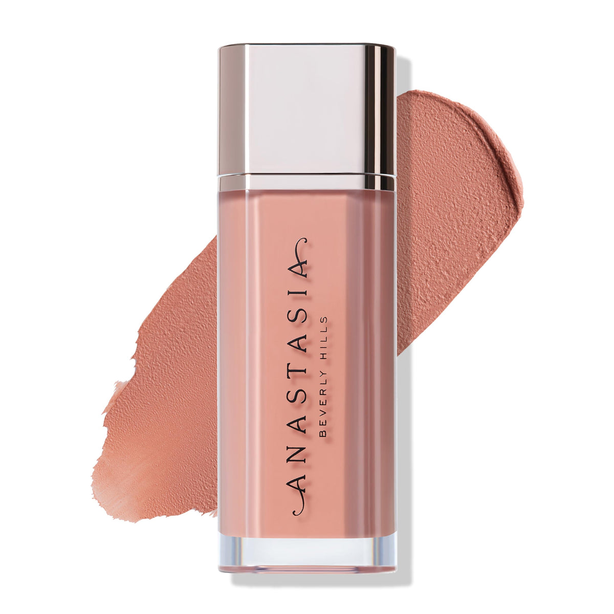 Anastasia Beverly Hills front packaging showing product and shade Crush benefits true matte color