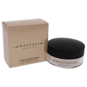 Anastasia Beverly Hills powder applied with brush demonstrating long-wear finish