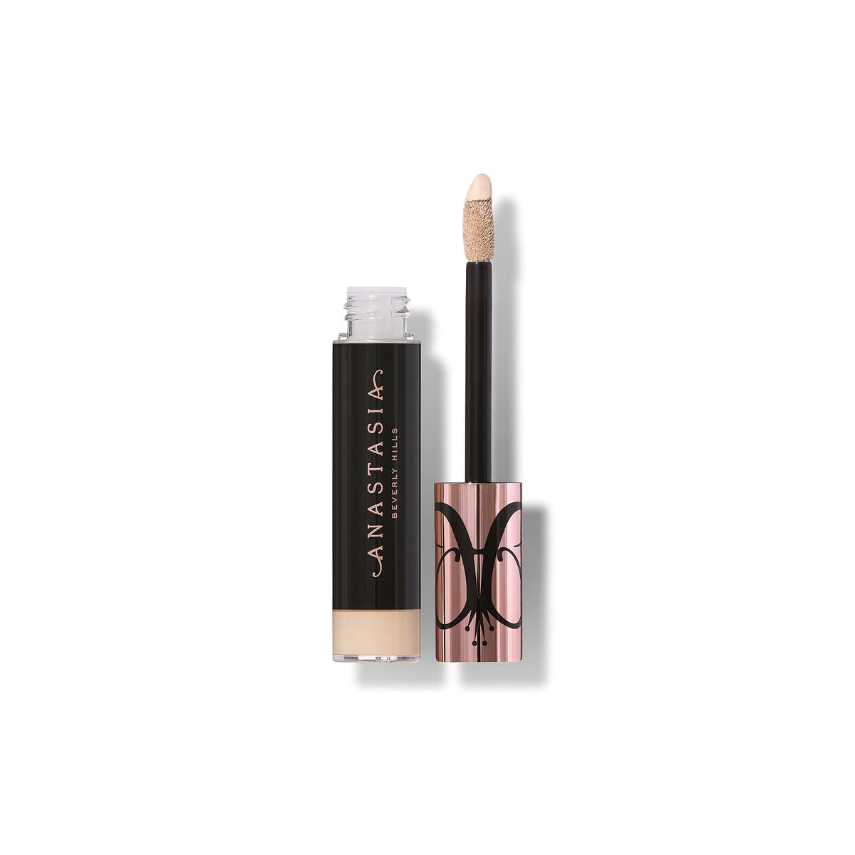 Anastasia Beverly Hills front packaging showing product benefit of clean, precise coverage