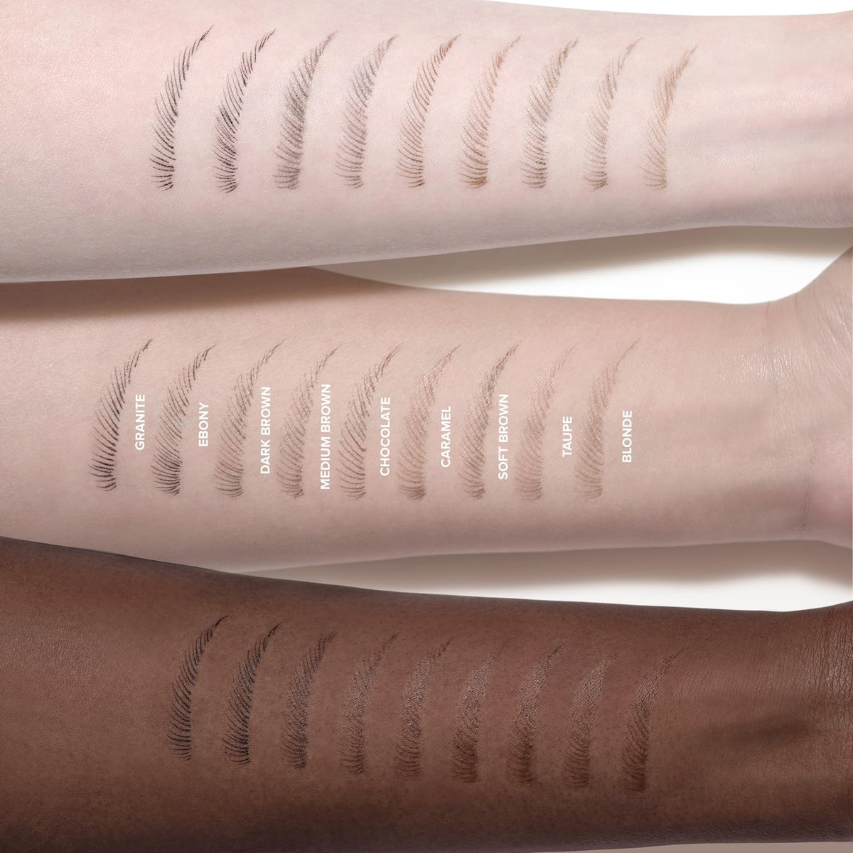 Anastasia Beverly Hills pen placed in a makeup bag lifestyle scene for everyday use benefit