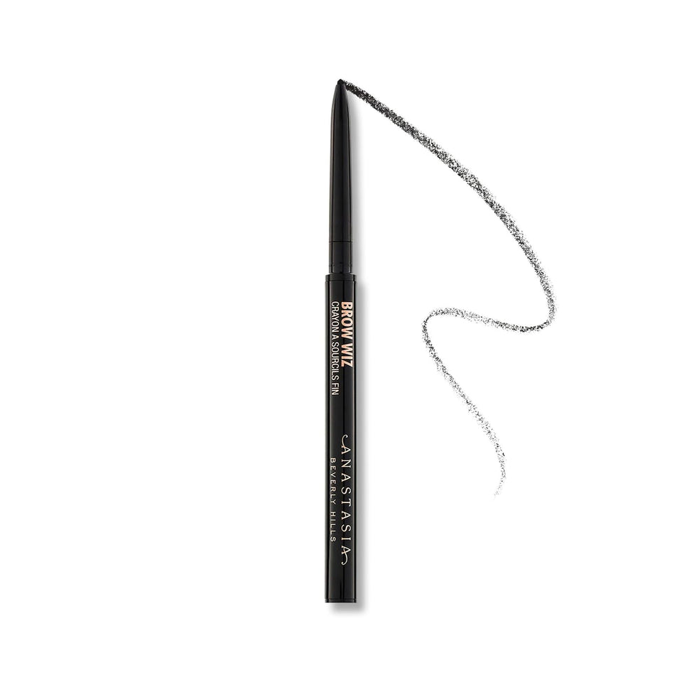 Anastasia Beverly Hills mini Brow Wiz front view showing compact travel-friendly pencil