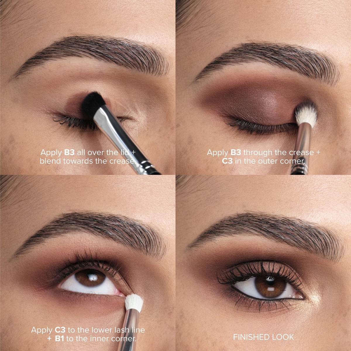 Anastasia Beverly Hills palette label and nine shades visible, showing curated warm color story