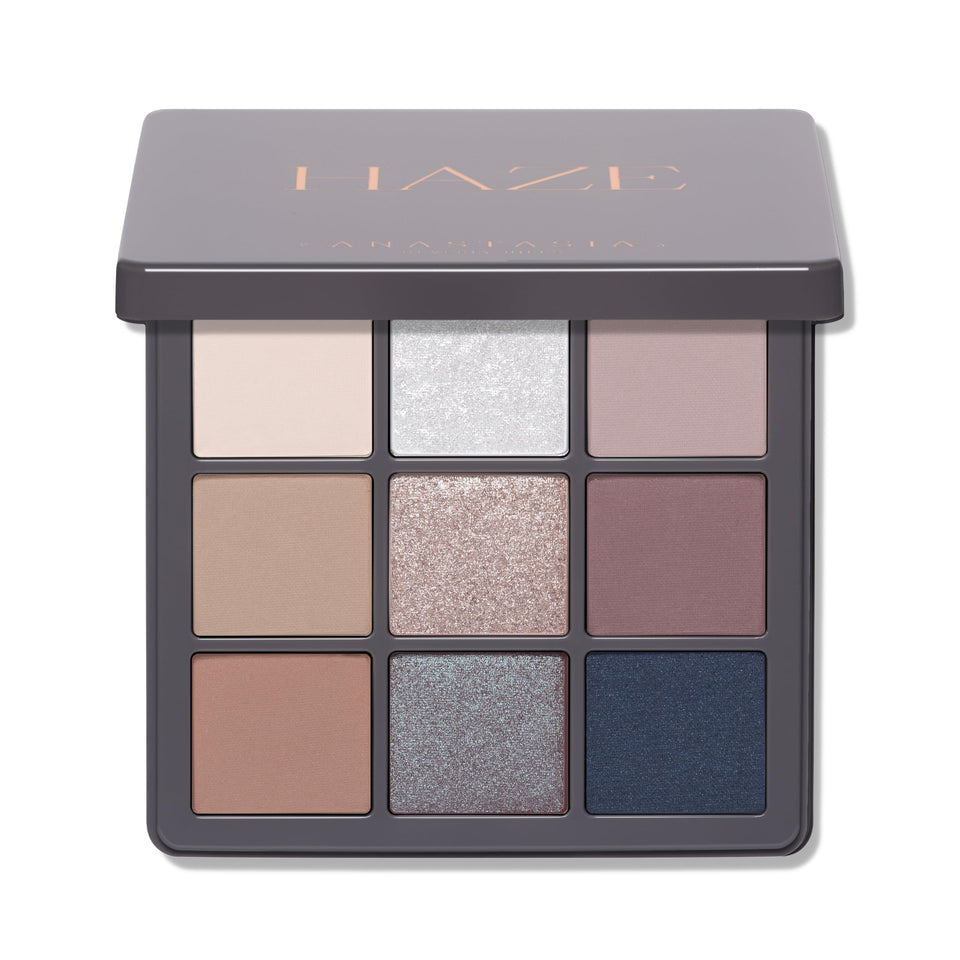 Anastasia Beverly Hills compact front view showing sleek case and logo, travel-friendly design