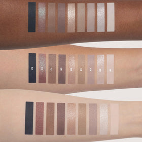Anastasia Beverly Hills applied on eyelid detail showing smoky haze effect and blended finish
