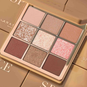 Anastasia Beverly Hills palette next to smartphone showing compact size and kit-friendly benefit