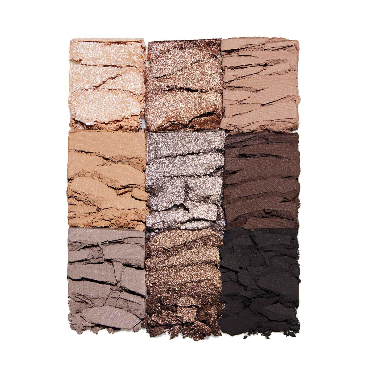 Anastasia Beverly Hills matte shade swatches on skin showing smooth blend and true-to-pan color