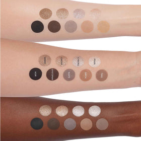 Anastasia Beverly Hills palette open with mirror while applying shadow for on-the-go precision