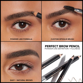 Anastasia Beverly Hills multiple shade pencils displayed to compare Granite to others