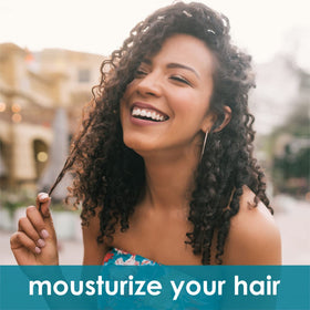 AnatoliaDaphne in-shower use with lathered hair illustrating refreshing scalp cleanse