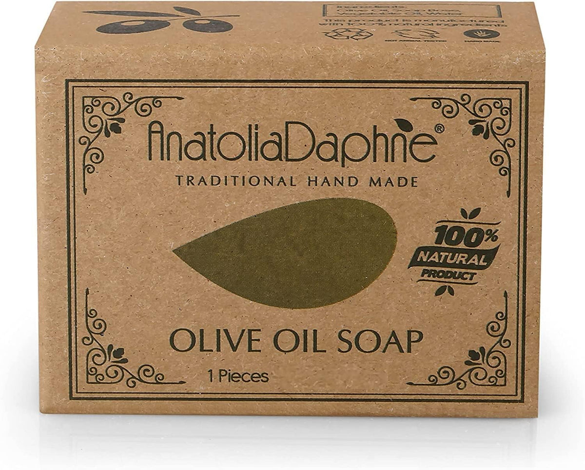 AnatoliaDaphne soap on bathroom tray showing lifestyle-friendly natural care