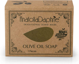 AnatoliaDaphne close-up of a single bar texture highlighting handcrafted surface and gentle lather