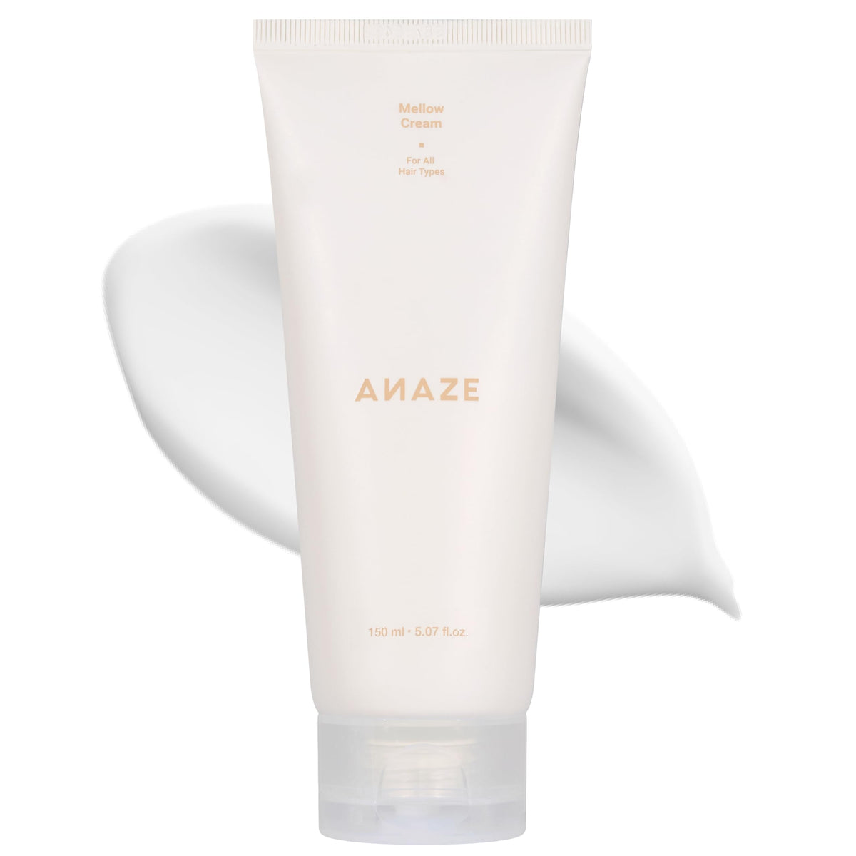 ANAZE front bottle shot showing sleek label and product volume benefit