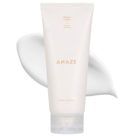 ANAZE front bottle shot showing sleek label and product volume benefit
