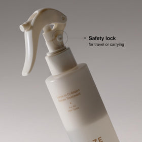 ANAZE bottle held in hand for size comparison and travel-friendly benefit