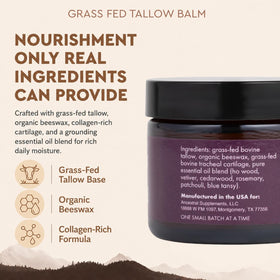 Ancestral Supplements balm being warmed on hands for quick absorption benefit